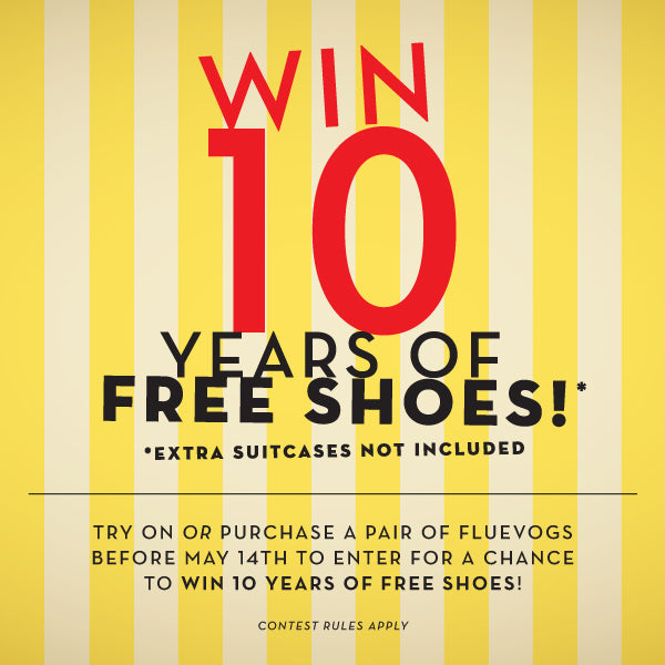 Win 10 Years of Free Shoes!