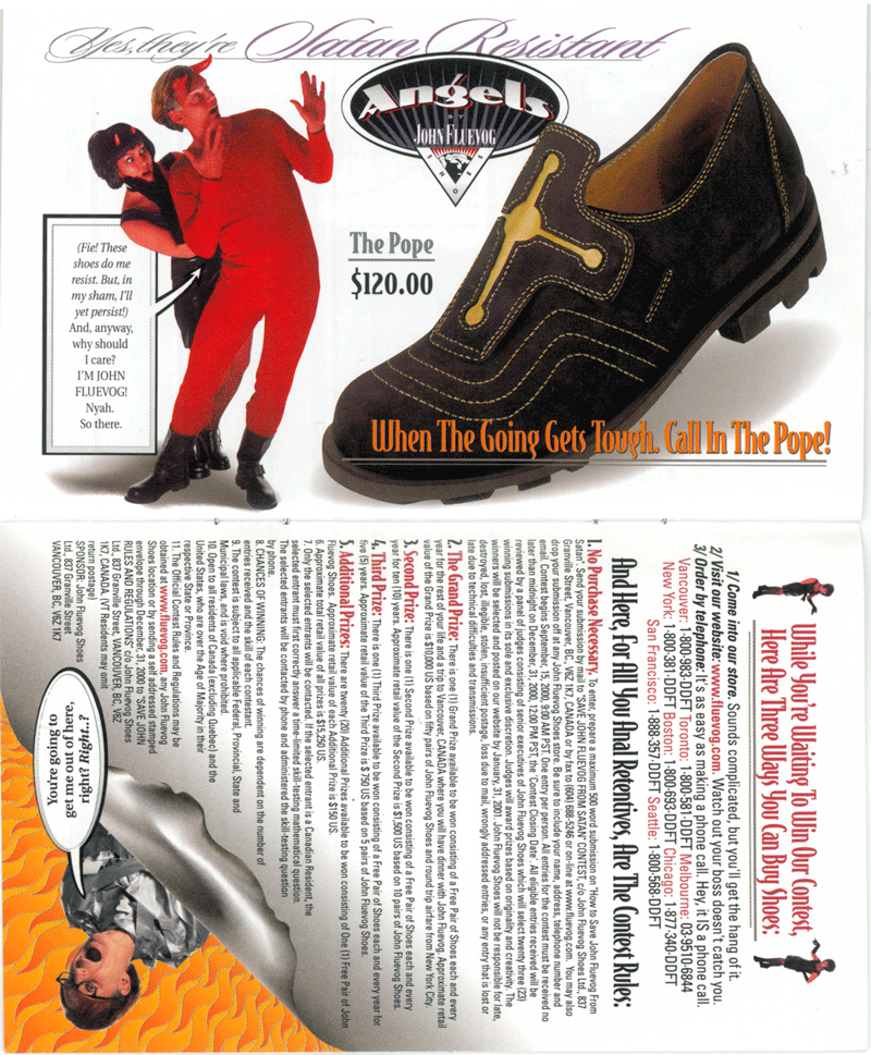 Way Back Wednesday: John Fluevog has been Kidnapped by Satan