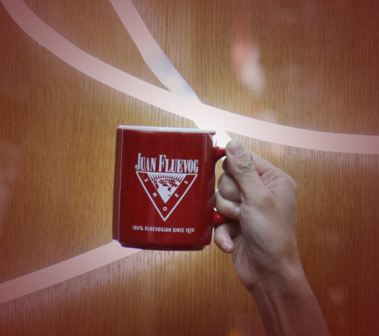 Complimentary JF Mugs (you look great, btw) with purchase!