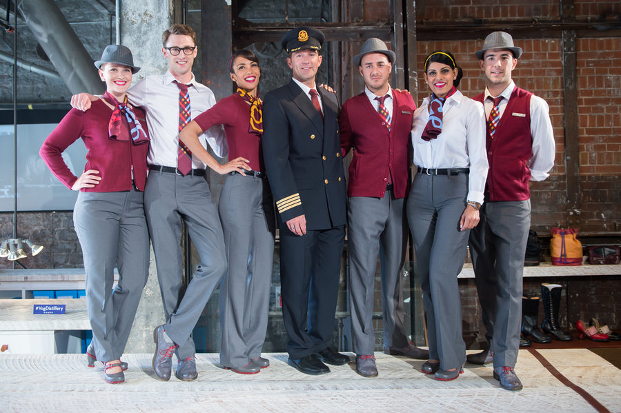 Custom Fluevogs for Air Canada rouge