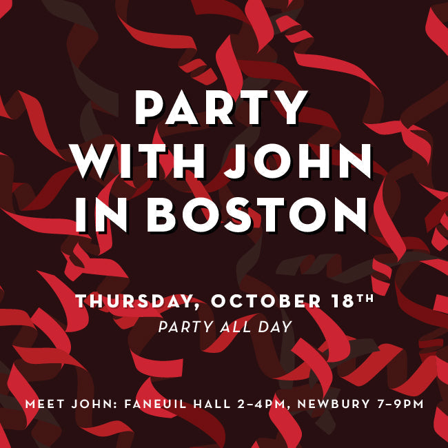 Party with John Fluevog in Boston!