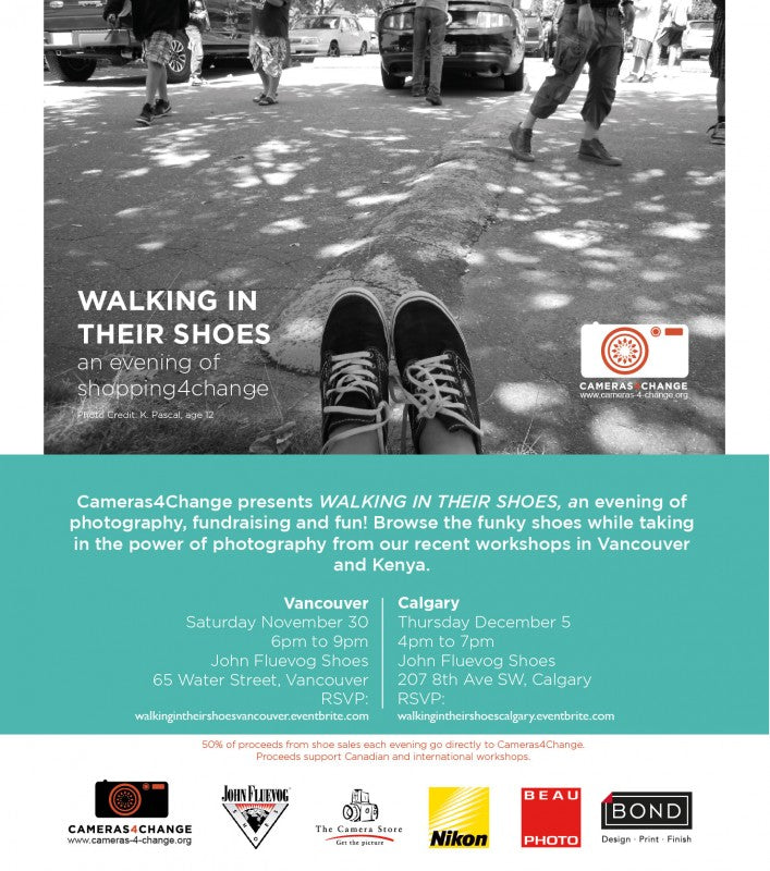 Event: Walking In Their Shoes at Fluevog Vancouver and Fluevog Calgary!
