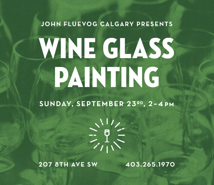 Painting Wine Glasses in Calgary!