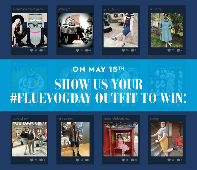 Show off your #FluevogDay outfit to WIN!