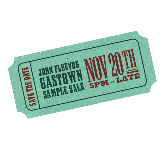 Save The Date: Gastown Sample Sale