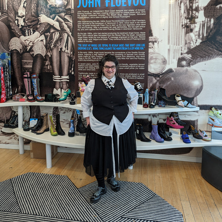 Fluevog Post Interview: Monika in San Francisco Union Square