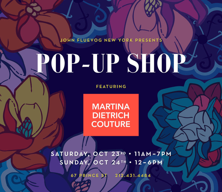 Martina Dietrich Couture Pop-Up shop at Fluevog Manhattan