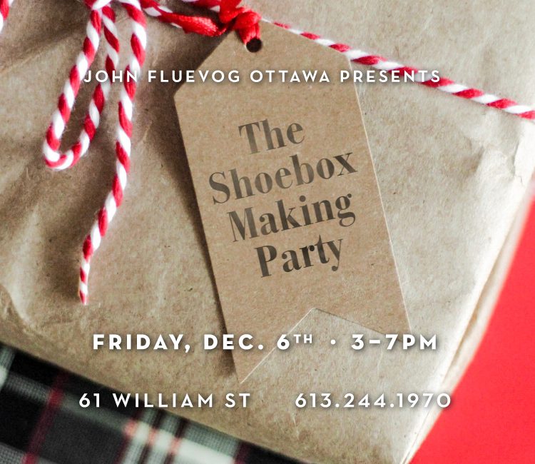 Shoebox-Making Party in Ottawa!