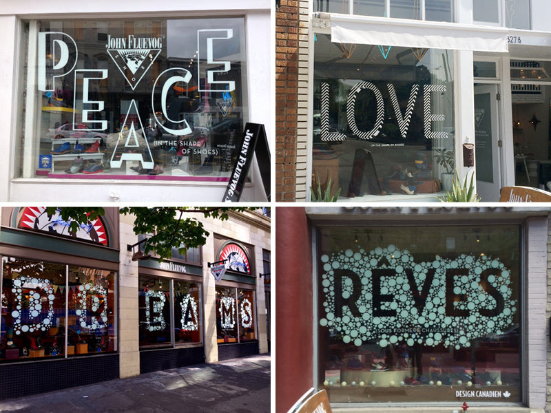PEACE, LOVE, DREAMS & more (in the shape of shoes)