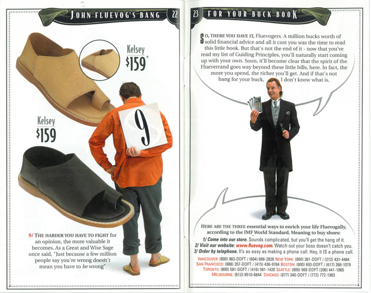 Way Back Wednesday: John Fluevog's Bang For Your Buck Book