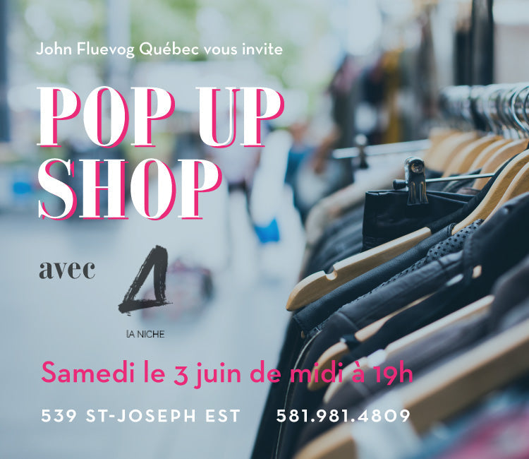 Pop Up Shop avec La Niche