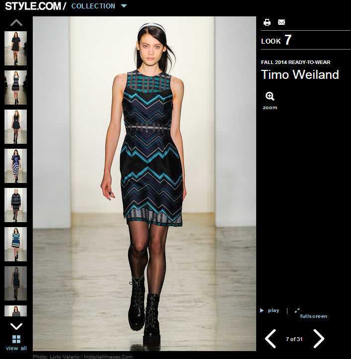 John Fluevog Shoes in Timo Weiland Fall 2014 Women Ready-To-Wear