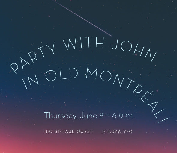 Party with John in Old Montréal!