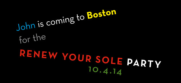 The Renew Your Sole Party at Boston Fluevog!