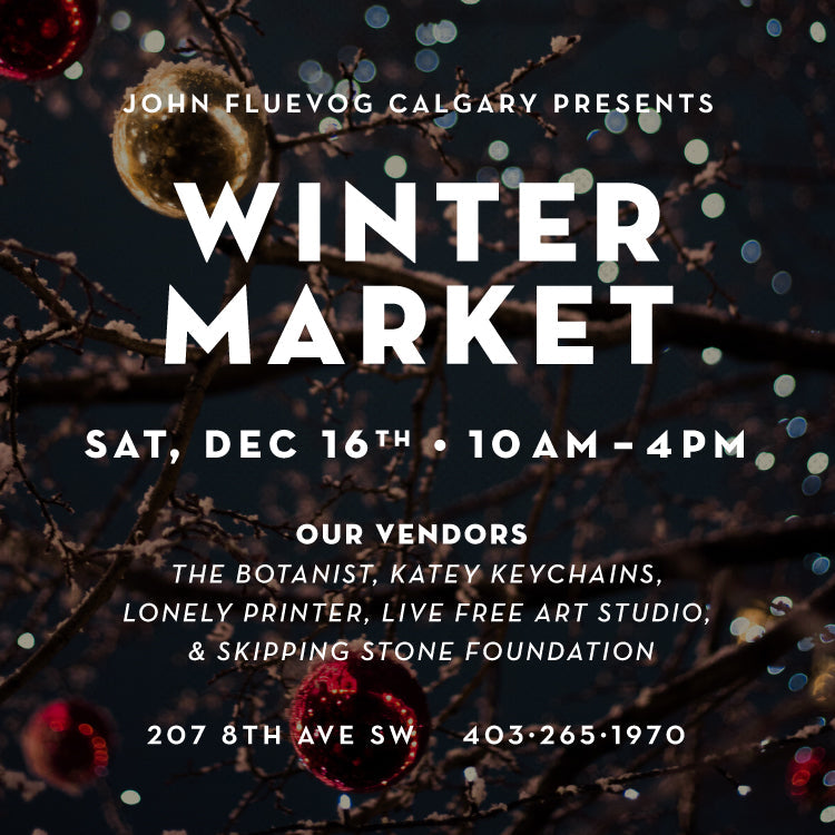 Winter Market at Fluevog Calgary