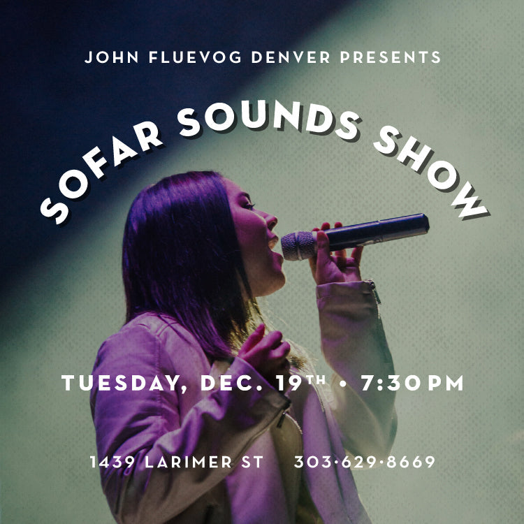Sofar Sounds Show at Fluevog Denver