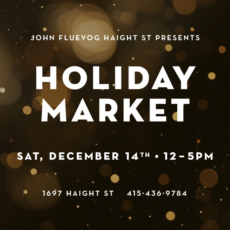 Holiday Market at Fluevog San Francisco Haight St. on December 14th