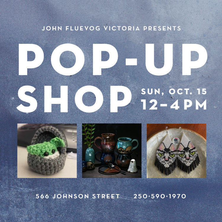 Pop-up Shop at Fluevog Victoria on October 15