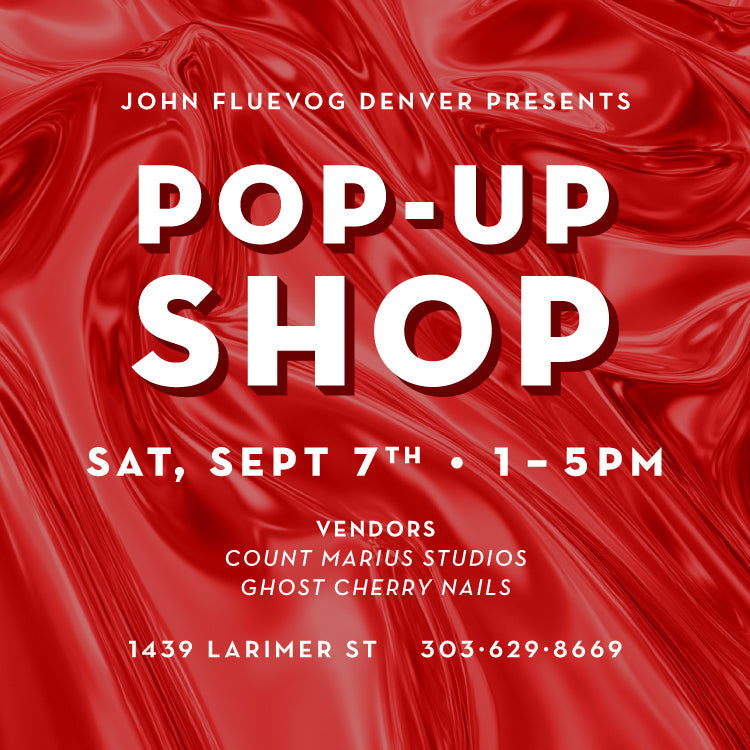 Pop-Up Shop Event at Fluevog Denver on September 7th