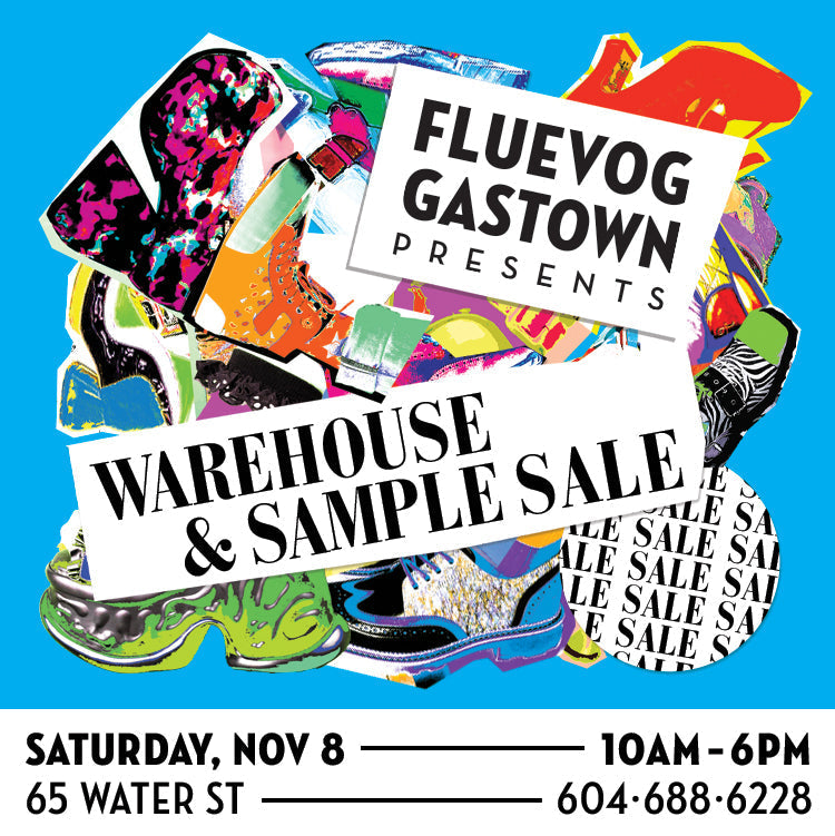 Fluevog Sample Sale in Gastown on November 8th!