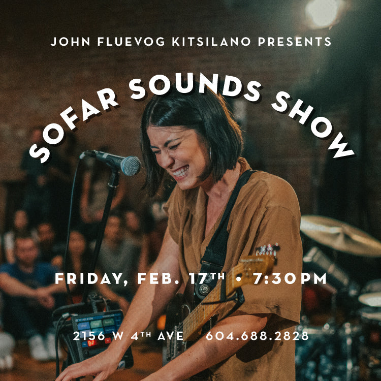 Sofar Sounds Show at Fluevog Kitsilano