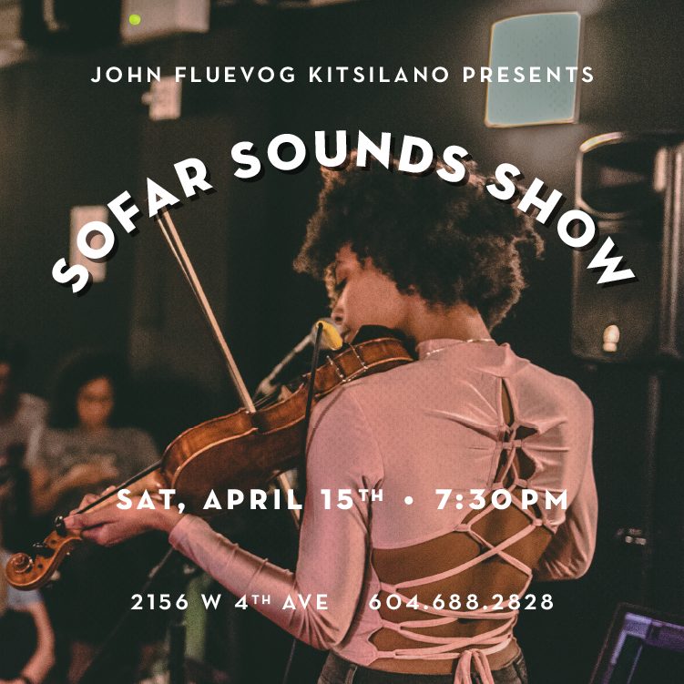Sofar Sounds Show at Fluevog Kitsilano