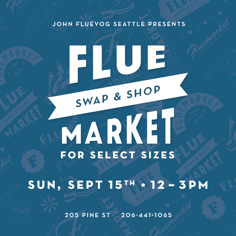 Fluemarket: Swap & Shop Event at Fluevog Seattle on September 15th