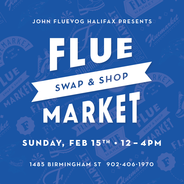 Fluemarket: Swap & Shop Event at Fluevog Halifax on February 15th