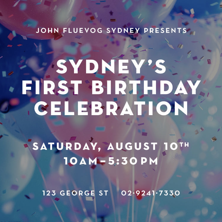 Sydney's First Birthday Celebration at Fluevog Sydney