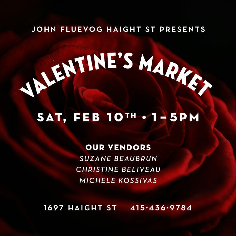 Valentine's Market at Fluevog San Francisco Haight St.