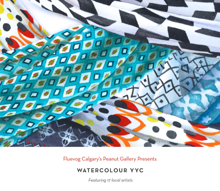 Watercolour YYC at The Peanut Gallery
