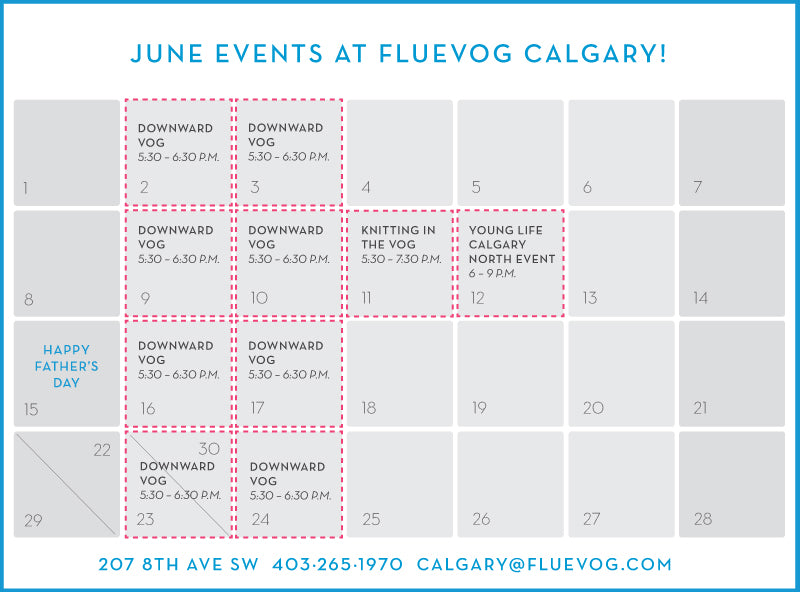 June 2014 Events at Fluevog Calgary