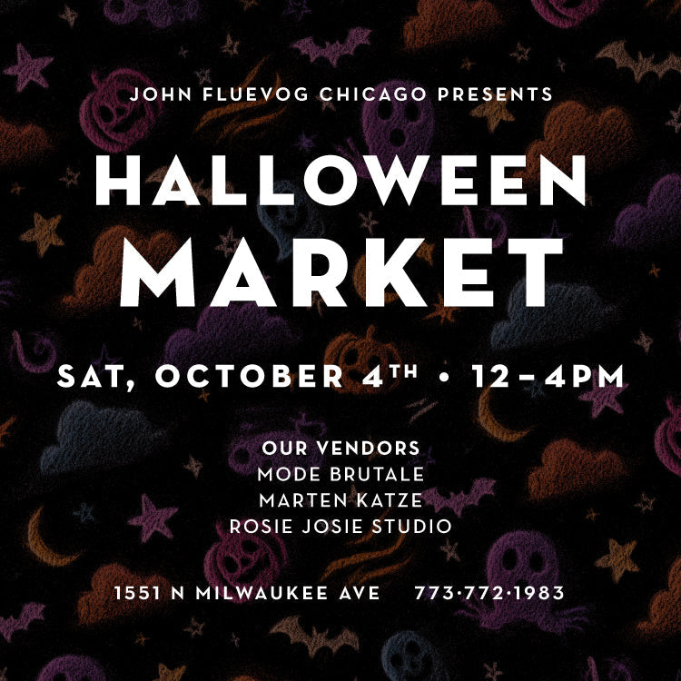 Halloween Market at Fluevog Chicago on Saturday, October 4th