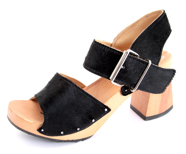 Vintage View: Clog High Heel Sandal