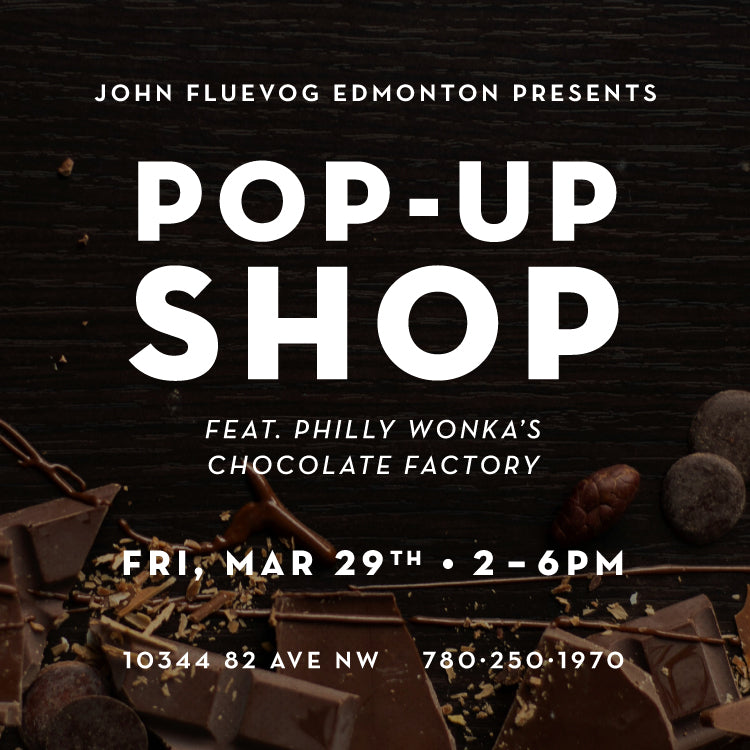Philly Wonka's Chocolate Factory Pop-Up at Fluevog Edmonton