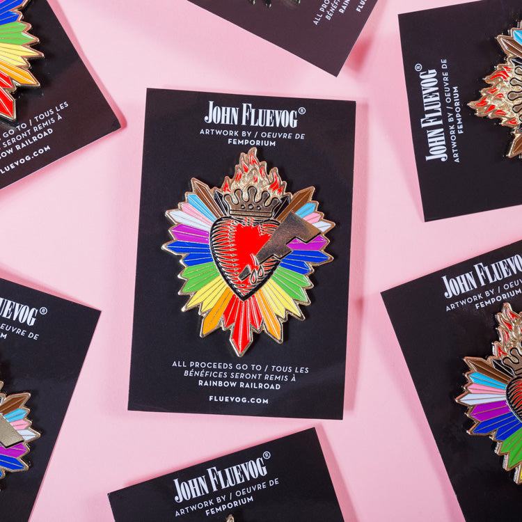 The 2023 Fluevog Pride Pin!