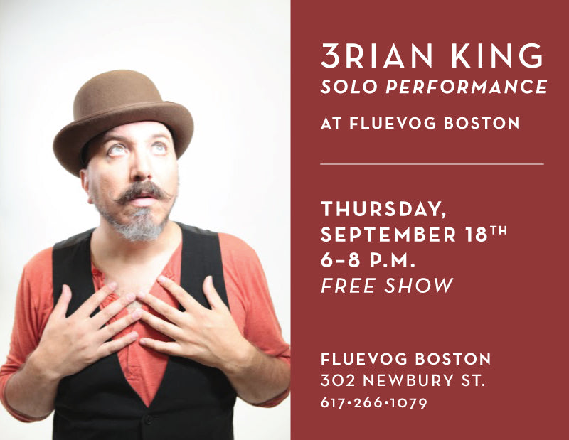 3rian King s Solo Performance at Fluevog Boston