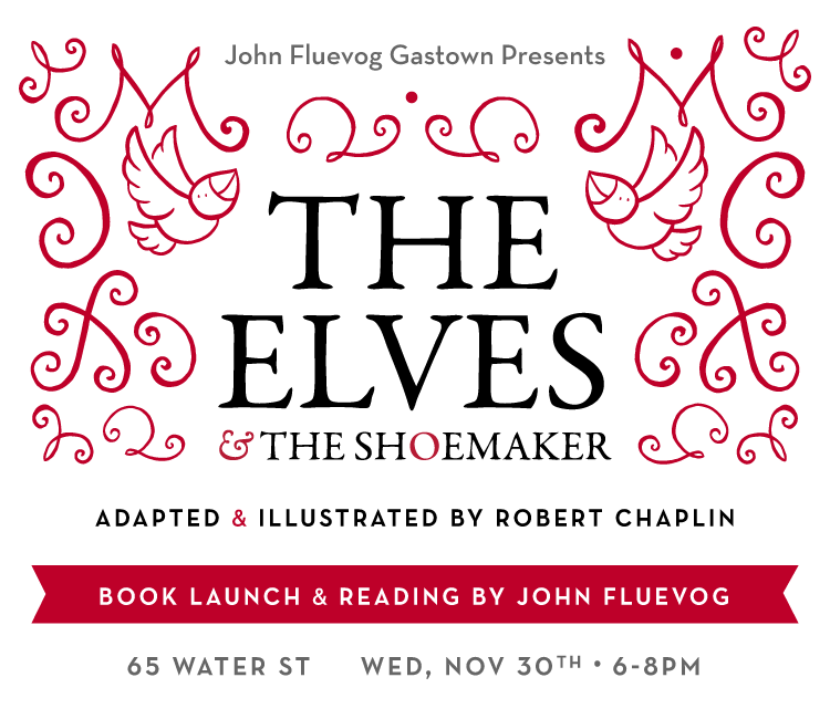 Holiday book launch in Gastown!