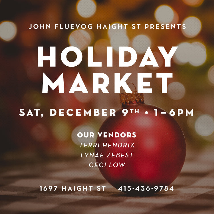 Holiday Market at Fluevog San Francisco Haight St.