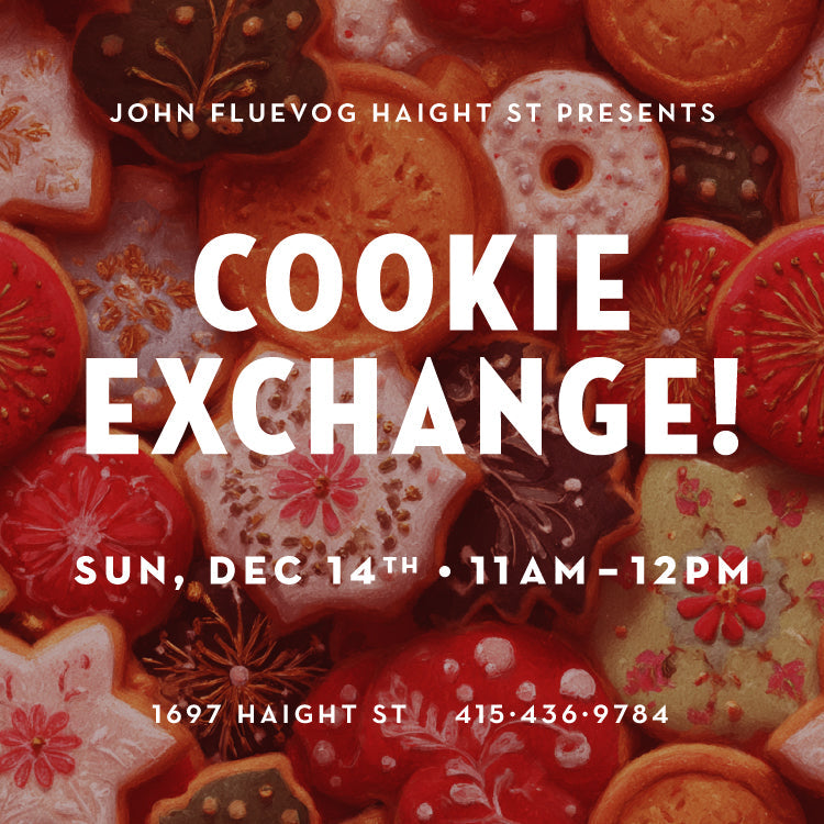 Cookie Exchange at Fluevog San Francisco Haight St. on December 14th