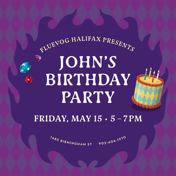 Johns Birthday Party in Halifax this Fluevog Day!