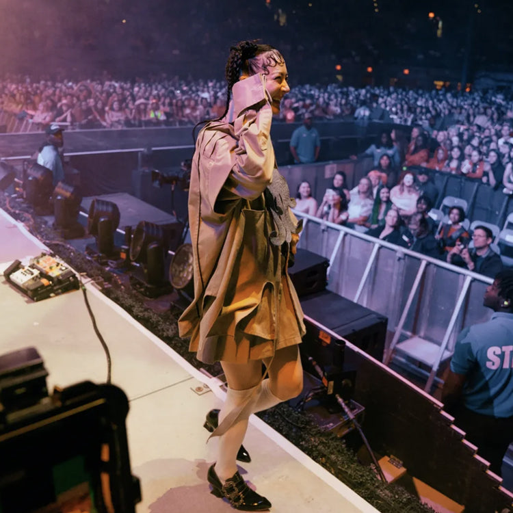 Michelle Zauner (Japanese Breakfast) Performs in New York in Strozzi Heels