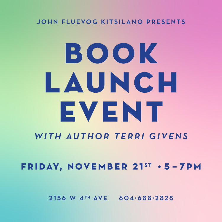 'Reckoning' Book Launch Event at Fluevog Kitsilano on November 21st