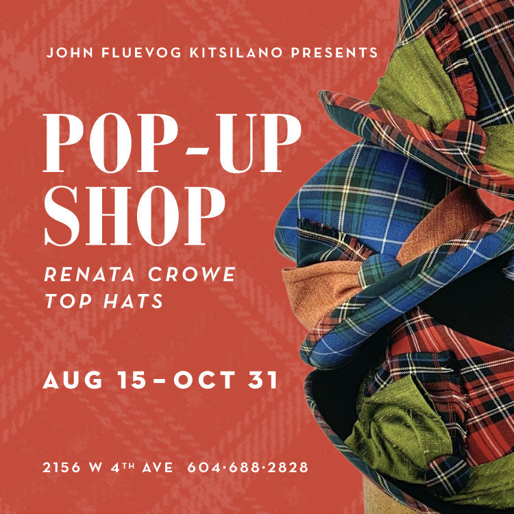 Renata Crowe Top Hats Ongoing Pop-Up Shop at Fluevog Kitsilano
