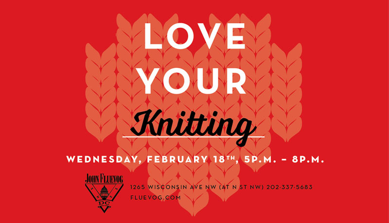 Love Your Knitting at Fluevog DC