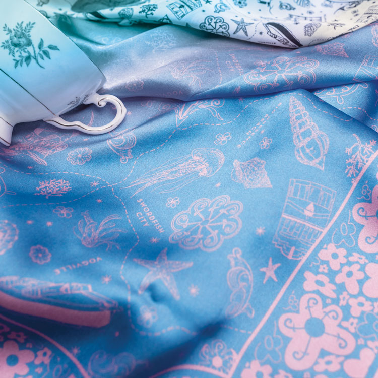 F marks the spot! Our treasure-filled map print
