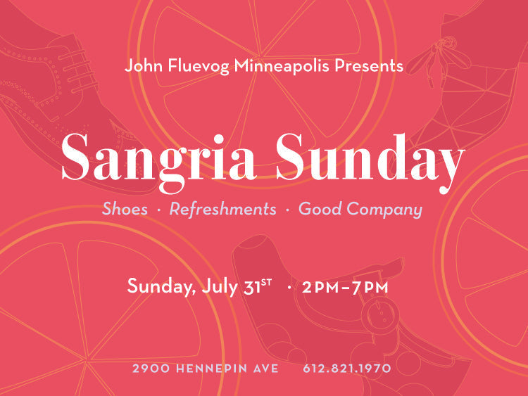 Sangria Sunday at Fluevog Minneapolis