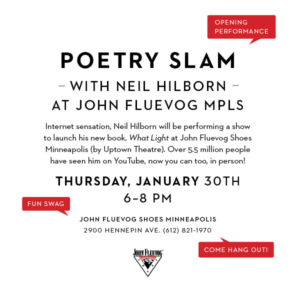 Event: Poetry Slam at Fluevog Minneapolis!