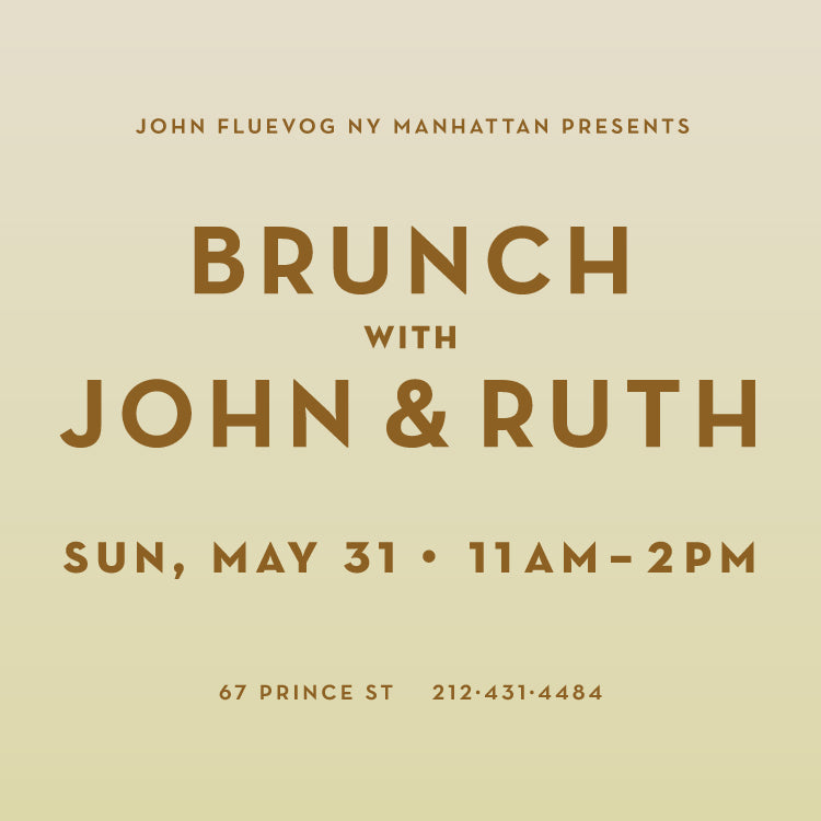 Brunch with John & Ruth at Fluevog NY Manhattan