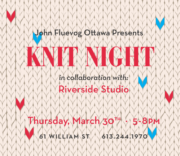 Knit Night in Ottawa ft. Riverside Studio